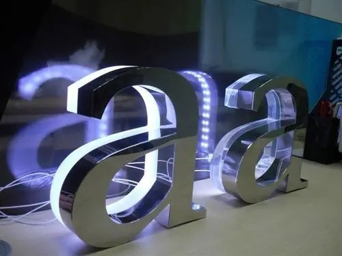 樹脂發光字、亞克力吸塑字與LED發光字的特點?